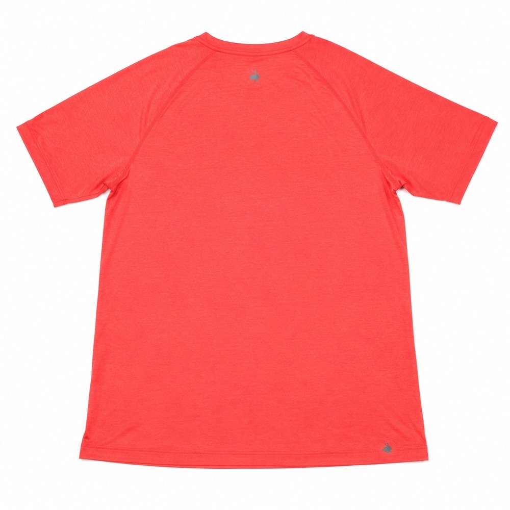 Running Rabbit EZ Tee Short Sleeve Shirt Mens Small Cherry Tomato Performance - Picture 2 of 3